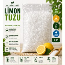 Meteksan Limon Tuzu (Sitrik Asit) %100 Saf Katkısız – Gıda Tipi – Çok Amaçlı Kullanım – 1 kg