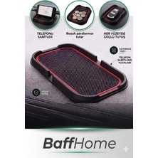 Baffhome Araç Içi Torpido Üstü Kaydırmaz Ped ve Telefon Tutucu Araç Içi Organizer