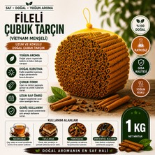 Meteksan Fileli Çubuk Tarçın 1 kg – Vietnam Menşeli Doğal Kabuk Tarçın