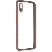 Sb Shopping Newface Redmi 9A Kılıf Miami Şeffaf Silikon - Mor