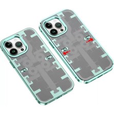 Sb Shopping Newface Iphone 14 Kılıf Mekanik Bumper Kapak - Yeşil