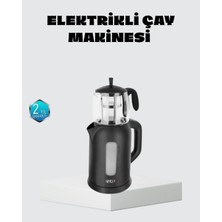 Nemere Sinbo Elektrikli Çay Makinesi 1.7 L Su Isıtıcı ve Cam Demlikli Güvenli Kullanım