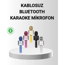 Nemere İthalat Bluetooth Karaoke Mikrofon – Yüksek Ses Kalitesi, Yankı Efektli, Uzun Ömürlü Pil Nemere Itha