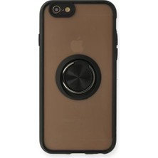 Sb Shopping Newface Iphone 6 Kılıf Montreal Yüzüklü Silikon Kapak - Siyah
