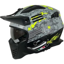 Sway Sw X2 Tokyo Trooper Çene Çıkarılır Moduler Kask