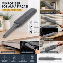 Generic Mikrofiber Toz Alma Fırçası – Araç ve Ev Için Pratik Temizlik Aparatı
