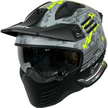 Mototez Sway X2 Trooper Kask Modüler Motosiklet Kaskı