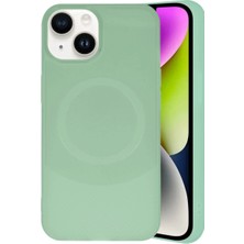 Uray Store Apple Iphone 14 Kılıf Maya Karbon Kapak - Su Yeşili