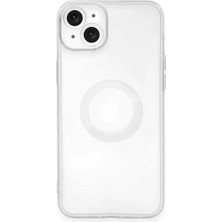 Derin Stok Newface Iphone 14 Kılıf Santa Lens Silikon - Şeffaf
