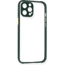 Sb Shopping Newface Iphone 12 Kılıf Miami Şeffaf Silikon - Koyu Yeşil