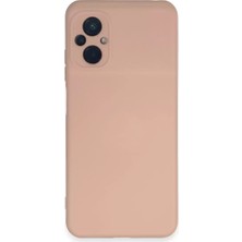 Derin Stok Newface Poco M5 Kılıf Nano Içi Kadife Silikon - Pudra