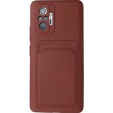Sb Shopping Newface Redmi Note 10 Kılıf Kelvin Kartvizitli Silikon - Bordo