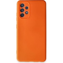 Sb Shopping Newface Galaxy A72 Kılıf Nano Içi Kadife Silikon - Turuncu