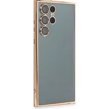Sb Shopping Newface Galaxy S22 Kılıf Lensli Silikon - Gold