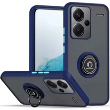 Sb Shopping Newface Redmi Note 13 Kılıf Montreal Yüzüklü Silikon Kapak - Lacivert