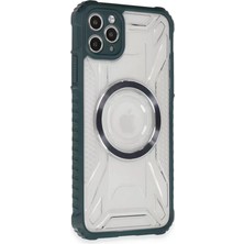 Sb Shopping Newface Iphone 11 Kılıf Prag Magneticsafe Kapak - Koyu Yeşil