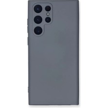 Sb Shopping Newface Galaxy S22 Kılıf Nano Içi Kadife Silikon - Gri