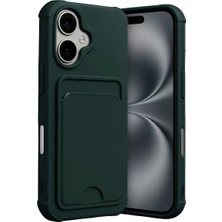 Sb Shopping Newface Iphone 17 Kelvin Kartvizitli Silikon - Koyu Yeşil