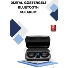 Sb Shopping Dijital Göstergeli Bluetooth Kulaklık Kablosuz Tws Stereo Bluetooth 5.0
