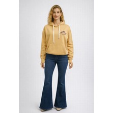 Vena Kadın Jenny Dirty Dark Blue Yüksek Bel Flare Jean Pantolon - Dirty Dark Blue