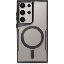 Sb Shopping Newface Galaxy S24 Kılıf Boyi Magsafe Silikon Kapak - Siyah