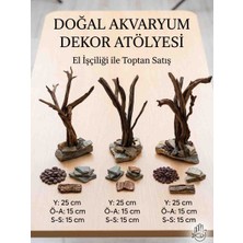 Doğal Akvaryum Dekoru 15*15*25