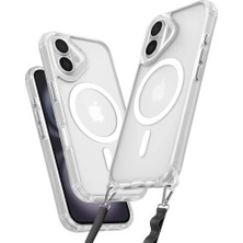 Sb Shopping Newface Iphone 16 Kılıf Enka Magsafe Silikon Kılıf - Şeffaf