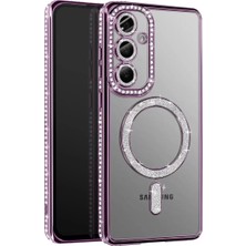 Sb Shopping Galaxy A57 5g Joke Simli Magneticsafe Kılıf - Derin Mor