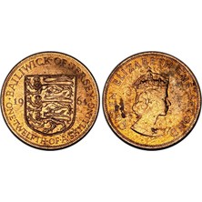 Emir Koleksiyon Jersey 1964-66 Yılı 1/12 Shillings Çil ( Unc ) Koleksiyon Para