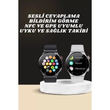 Pileli Store Akıllı Saat Amoled Ekran Bluetooth Bağlantılı Sesli Görüşme Nabız Ölçer