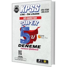 Renas Store Tasarı Kpss Lise-Önlisans Süper 5li Deneme