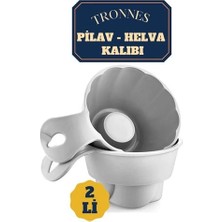Renas Store 2 Li̇ Set Lüks Sunum Sanatı: Pilav, Tatlı Helva Şekillendirme Kalıbı 71716