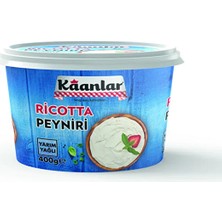 Kaanlar 400 Gr Ricotta Peynir Yarım Yağlı Sürülebilir Tatlı İçin Uygun Ricotta Peynir