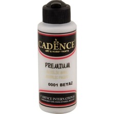 Cadence Akrilik Boya 120 ml Beyaz Su Bazlı Ahşap Boya Özellikli Premium Model