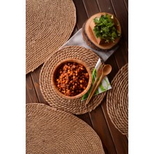 Bambum Laus Yuvarlak Hasır Servis 33 Cm