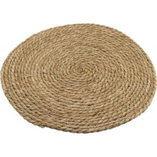 Bambum Alus Yuvarlak Hasır Servis 35 Cm