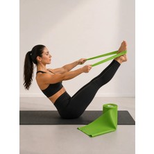 Diesel Fitness Rulo Pilates Bandı Hafif Direnç Yeşil TPR Egzersiz Bandı 10metre