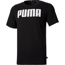 PUMA ESSENTIALS Siyah Erkek T-shirt Kaliteli Kumaş ile Rahat Günlük Kullanım