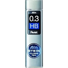 Uravas Store Pentel Mekanik Kurşun Kalem Ucu, 15 Adet, 0.3 Mm, Hb