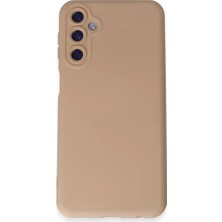 Uravas Store Samsung Galaxy M34 5g Kılıf Nano Içi Kadife Silikon - Pudra