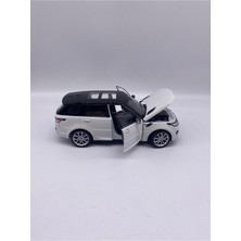 Welly Range Rover Sport Beyaz 1:24 Ölçekli Model Araba Metal Gövde ile Gerçekçi Detaylar