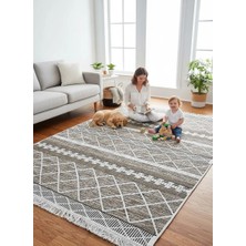 Kilimçifttaraflı Dokuma Kilim Çamaşır Makinesinde Yıkanabilir Pamuklu Dokuma Lüks Kilim