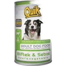 Quik Biftekli & Sebzeli Köpek Konservesi 415 g