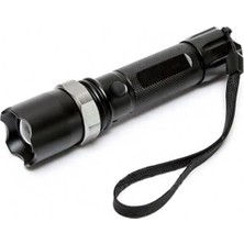 Renas Store KM-110 Profesyonel Şarjlı El Feneri Ledli+Flashlight+Zoom Özellikli Aparatlı 6 Parça Full Set