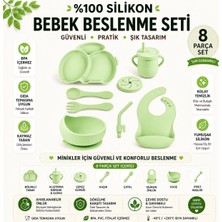 Jojobebek Silikon Beslenme Seti / Yeşil