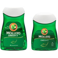 Möller's Mollers Mollers Möller 'S Balık Yağı Omega-3 90 Kapsül