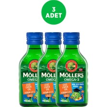 Möller's Omega 3 Tutti-Frutti Aromalı Balık Yağı 150 ml 3 Adet