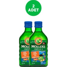 Möller's Tutti Frutti Omega-3 Balık Yağı 250 ml - 2 Adet