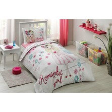 Özdilek Romantıc Girl Kapıtone Set Tek Kişilik Nevresim Takımı