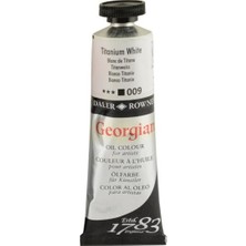 Daler Rowney Georgian 38 ml Yağlı Boya N:009 Titanium White Sanatçılar İçin Özel Formülasyon